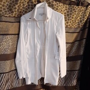 NEW Anatomie M White Travel City Slicker Jacket, Women's Medium